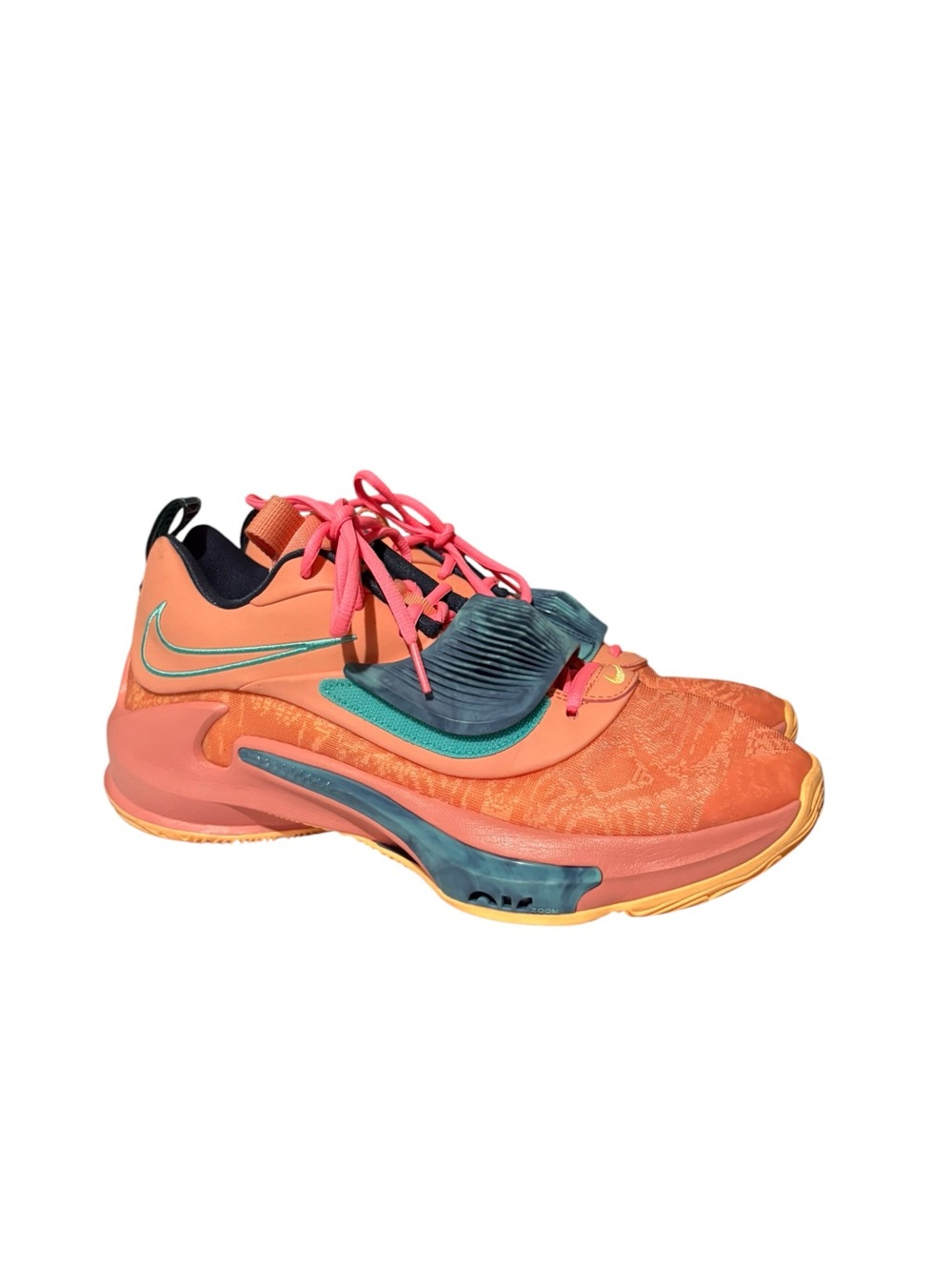 NIKE ZOOM FREAK 3 STAY FREAKY BASKETBALL SHOES ORANGE RARE DA0694-600 (SIZE 10)